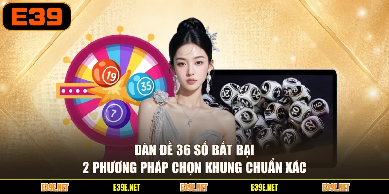 Dàn Đề 36 Số Bất Bại - 2 Phương Pháp Chọn Khung Chuẩn Xác