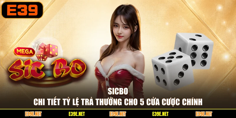 Sicbo - Chi Tiết Tỷ Lệ Trả Thưởng Cho 5 Cửa Cược Chính